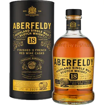 Whisky Aberfeldy 18yo Finished in French Red Wine Pauillac 43% 0,7l (tuba)