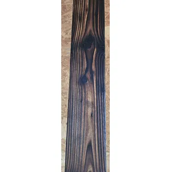 Tesařství Luňáček s.r.o Dřevěné plotovky opalované 18x95x2000 - severský smrk Rozměr plotovky: 18x95x2000 mm - rovné zakončení, Odstín plotovky: Černá
