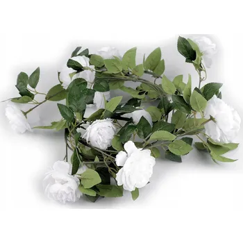 umělá květina Umělá květinová girlanda, popínavá růže
