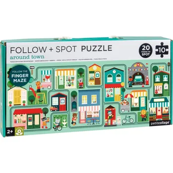 puzzle pro nejmenší Petit Collage Bludiště a puzzle Město