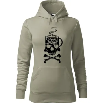 Pánská mikina Dámská mikina Decaf Velikost (žena): L, Vyberte barvu: Světlá khaki