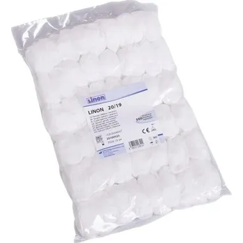 Krytí na ránu LINON tampon stáčený nesterilní 20x19cm 100ks