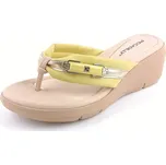 Dámské žabky na klínku Piccadilly 540373-5 žluté 40