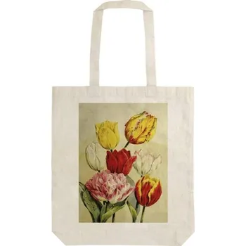 Set školních potřeb Torba bawełniana STBAG 74 Tulipany