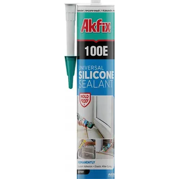 stavební silikon Akfix 100e univerzální silikon 280ml hnědý