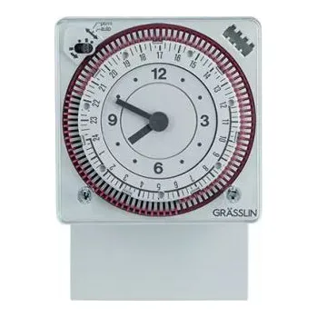 spínaný zdroj Časový spínač na lištu DIN 01.80.0001.1 230 V AC, počet kanálů: 1 Grässlin