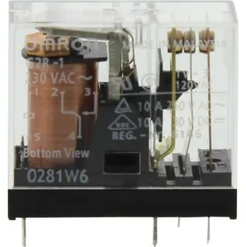 Relé Výkonové relé SPDT Montáž na PCB 230V ac G2R-1