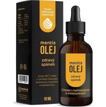 Přírodní produkt Mentis olej pro podporu spánku s chmelem, nepálským heřmánkem a melatoninem 10 ml