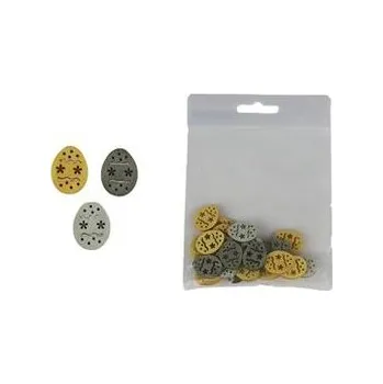 Velikonoční dekorace Dekorační vajíčka, 24 ks D5489