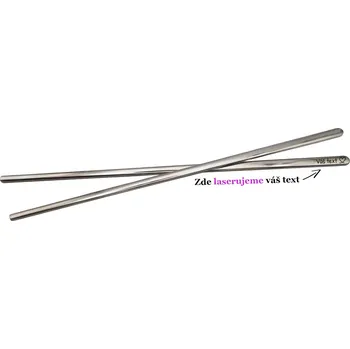 Jídelní hůlka u Psíka │Korejské hůlky s vlastním textem │váha 50g Ikony na hůlku: Srdce