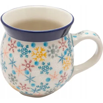 Hrnek Bolesławiec Ceramika Artystyczna keramika 470 ml