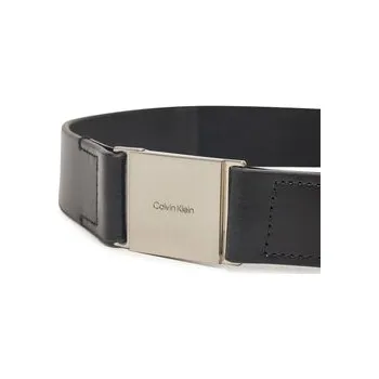 Opasek Dámský pásek Calvin Klein Logo Plaque Elasticated Belt 3.0 K60K612931 Černá 105