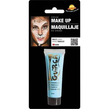 Speciální výtvarná barva GUIRCA Modrý make-up v tubě - Smurf - Šmoula - 20 ml
