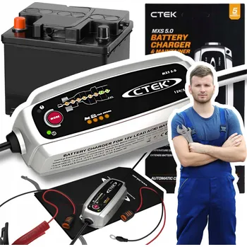 Nabíječka autobaterie CTEK MXS 5.0 12V 5A Automatická nabíječka 56-998