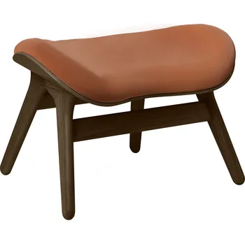 Umage, Podnožka Conversation Piece Dunes Rust kožená na tmavých dubových nožkách - Formadore