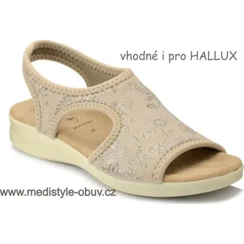 Dámská zdravotní obuv MEDISTYLE 0IT-8056.17/B sandál streč vel.37-42, --- - 41