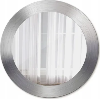 Zrcadlo Kulaté Zrcadlo na Zeď Imitace kovu 60 cm