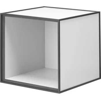 Úložný box Audo Copenhagen, Nástěnná skříňka Frame 28 světlý šedá - Formadore