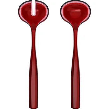 Příbor Guzzini, Lžíce na salát Dolcevita z recyklovaného materiálu červené 2 ks - Formadore