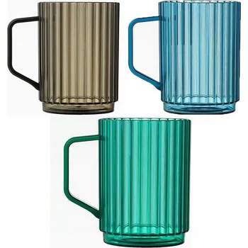 Sklenice Ø8.2*11.4cm / 400ml Plastový pohár v severském stylu mycí sklenice