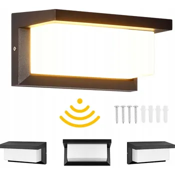 Nástěnné svítidlo Nástěnné svítidlo Homkel černé, integrovaný LED zdroj 18 W