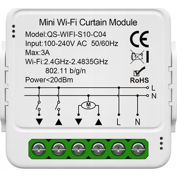 IP kamera WiFi ovladač rolet do krabičky TUYA SMART LIFE, inteligentní spínač
