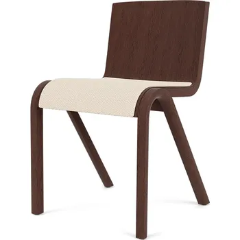 Jídelní židle Audo Copenhagen, Židle Ready Jasmine s čalouněným sedákem tmavý dub - Formadore