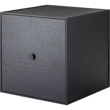 Koupelnový nábytek Audo Copenhagen, Nástěnná skříňka Frame 35 s dvířkami černý jasan - Formadore