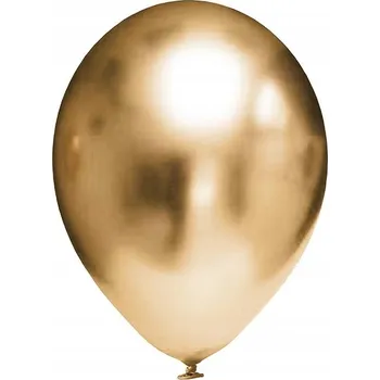 Balónek Latexový balónek ZLATÝ CHROM 30 cm 25 Ks