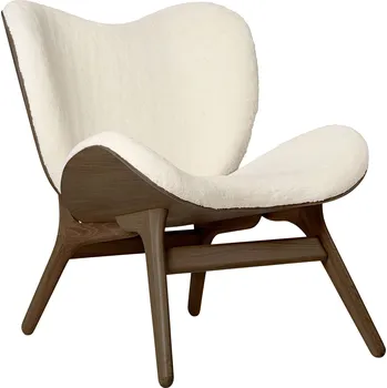 Osvětlení Umage, Křeslo Conversation Piece Teddy na tmavých dubových nožkách bílé - Formadore