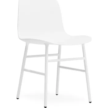 Jídelní židle Normann Copenhagen, Židle Form ocelové nohy bílá - Formadore