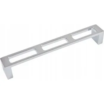 Nábytkové kování Klasická Nábytková Úchytka Domino chrom ROZTEČ 128 MM