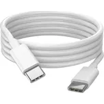 Kabel USB-C/USB-C - bílý