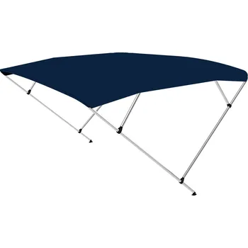 Bimini Skládací hliníkové čtyřramenné L225 x W150-170 x H129 modré EVAL 00728-16BL