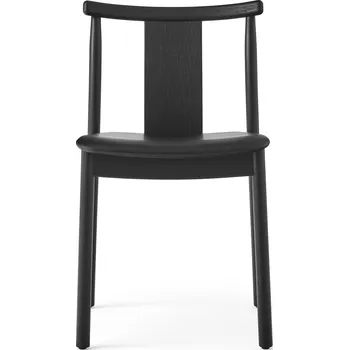 Jídelní židle Audo Copenhagen, Židle Merkur černý dub kožený sedák černá - Formadore