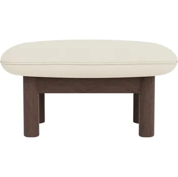 Audo Copenhagen, Podnožka Brasilia na tmavých dubových nožkách bílá - Formadore