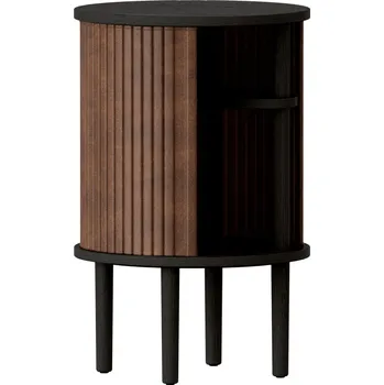 Noční stolek Umage, Noční stolek Audacious na černých dubových nožkách ořechový - Formadore