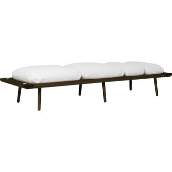 Zahradní lehátko Umage, Lehátko Lounge Around na tmavých dubových nožkách světle šedé - Formadore