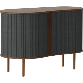 Umage, Skříňka Audacious na tmavých dubových nožkách 100 cm tmavě šedá - Formadore