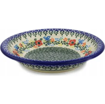 Talíř Hluboký talíř na polévku Ceramika Bolesławiec 22,8 cm