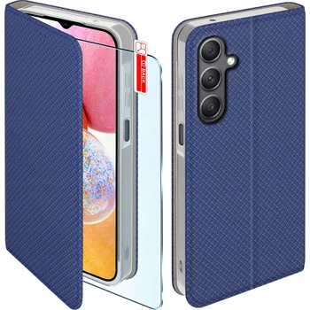 Pouzdro na mobilní telefon Flipové pouzdro KrainaGSM pro Samsung Galaxy A14 5G modré