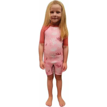 Neoprenový oblek Dětský krátký neopren Kaiwai růžový, Velikosti 5