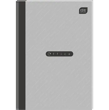 Sešit A4 s mřížkou, tvrdé desky, silný sešit/brulion Interdruk, 96 listů