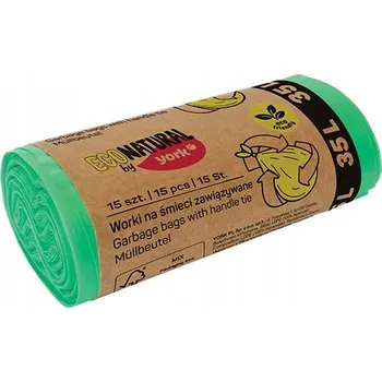 Pytle na odpadky Worki na śmieci 35L zawiązywane ECO vázané x15