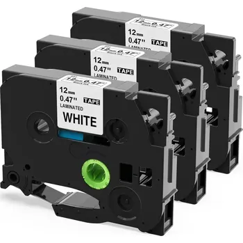 Pásek do tiskárny Upwinning, Kompatibilní páska s Brother TZ-231 / TZe-231, 12mm x 8m, černý tisk / bílý podklad (Kompatibilní páska s Brother TZ-231 / TZe-231, 12mm x 8m, černý tisk / bílý podklad)