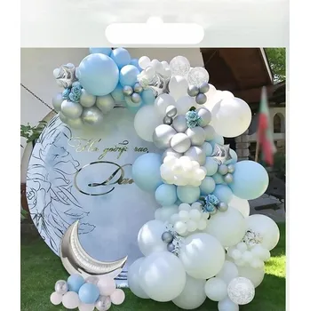 Balónek Modrý balón - sada balónků 123 ks