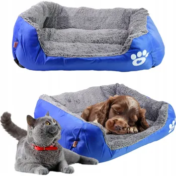 Pelíšek pro psa Kotec pro psy WowPaw modrá 60 cm x 45 cm