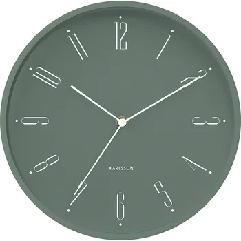 Hodiny Karlsson, Nástěnné hodiny Regal Numbers lesní zeleň - Formadore