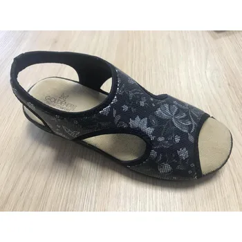 Dámská zdravotní obuv MEDISTYLE 9IT-8056.17/Č sandál streč vel.37-42, --- - 39