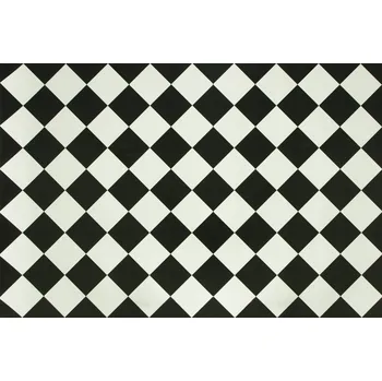 pvc podlaha PVC podlaha jako gumolit linoleum šíře 4 m FLEXIBILNÍ ŠACHOVNICE ROMBY